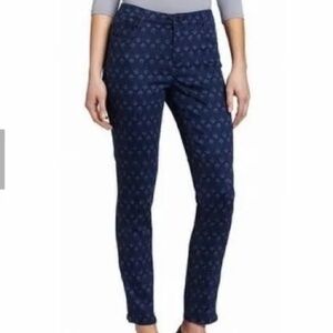 Jones New York Navy Patterned Pants